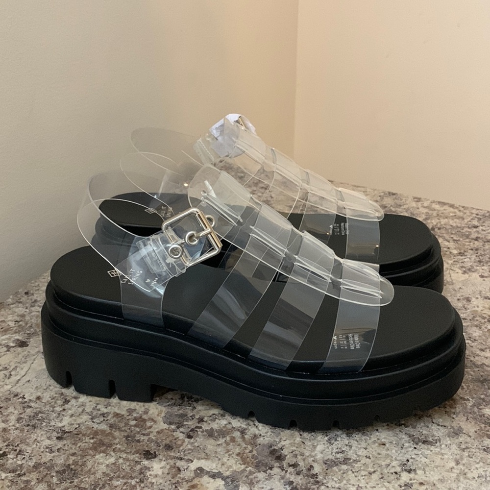 Transparent / Translucent Call It Spring Chunky Sandals